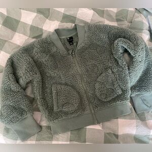 All in Motion Kids Sherpa Jacket - Sage Green Small 6/7